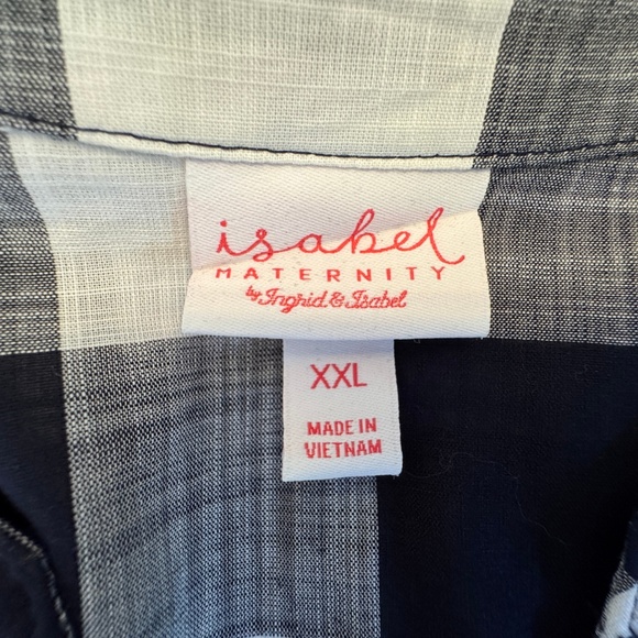 Isabel Maternity Top Navy & White | Size XXL - Picture 6 of 6